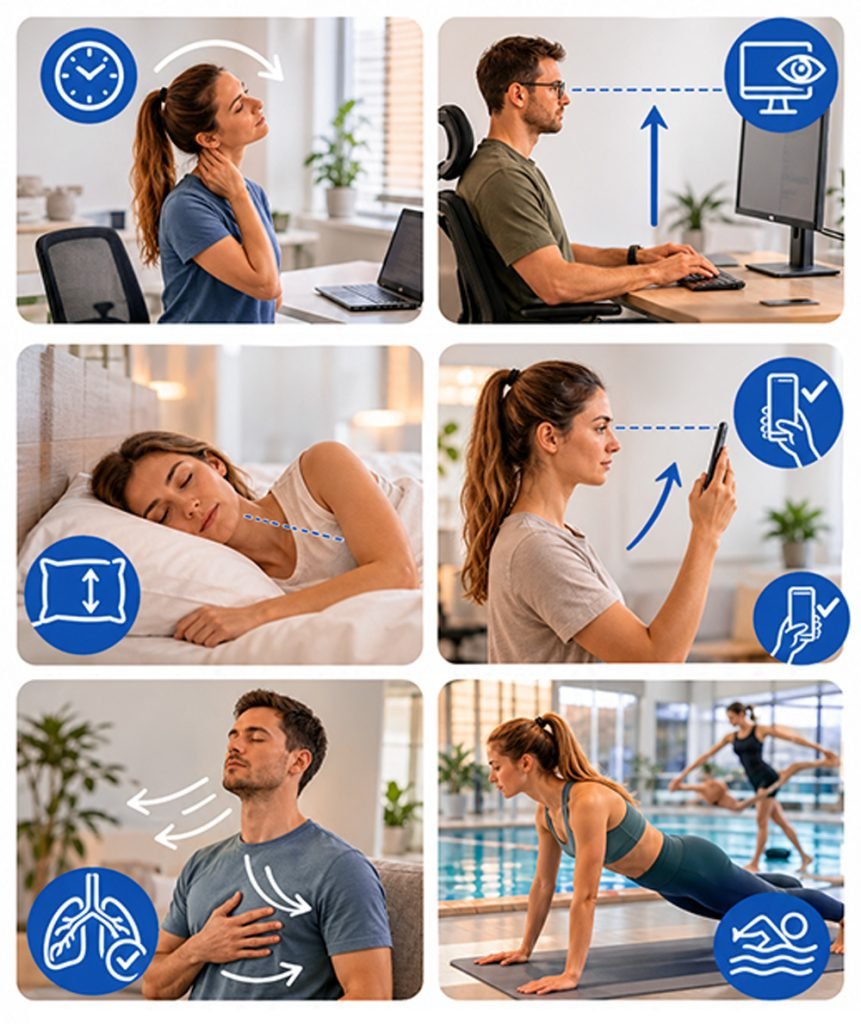 Fisiorehab360 | Fisioterapia e fisioterapia in acqua a Carrara | Osteopatia per la cervicalgia: efficacia e trattamento